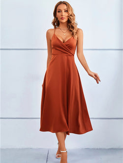 flared midi dress