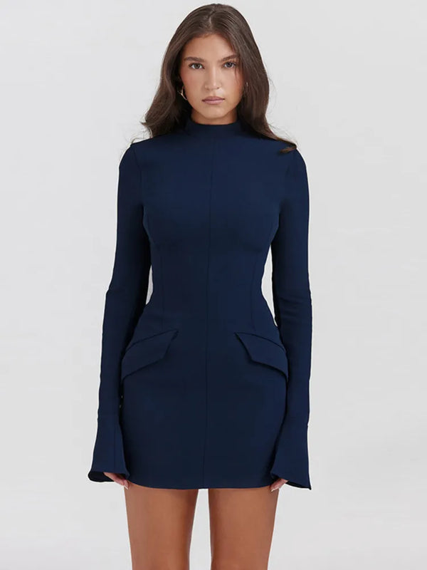 Ella Long Sleeve Mini Dress