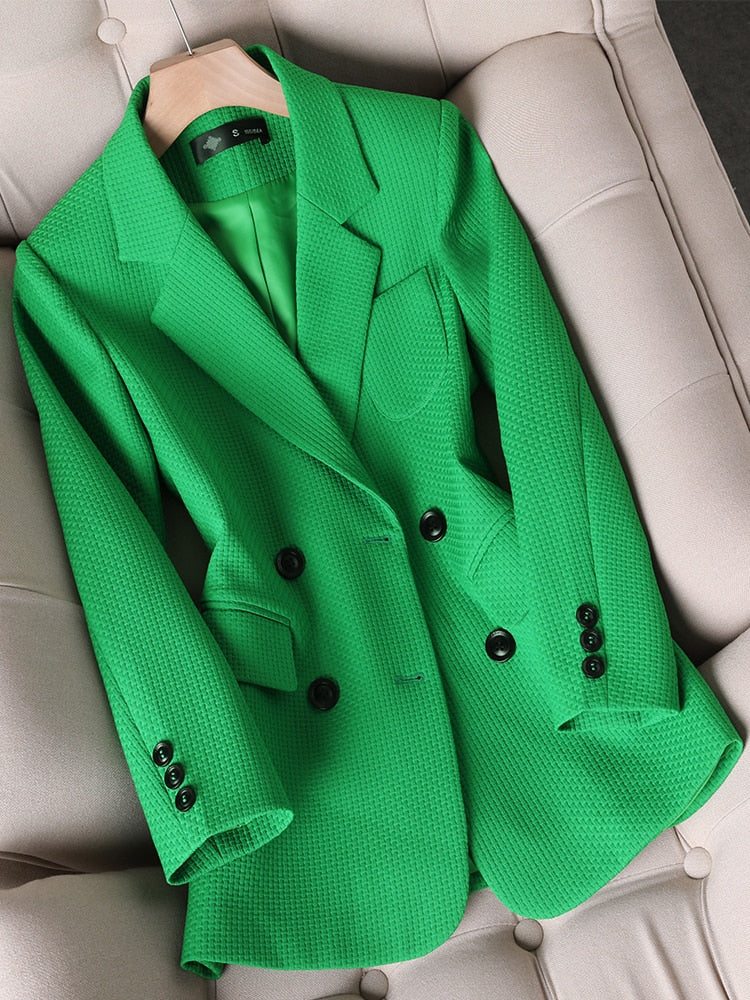 green blazer