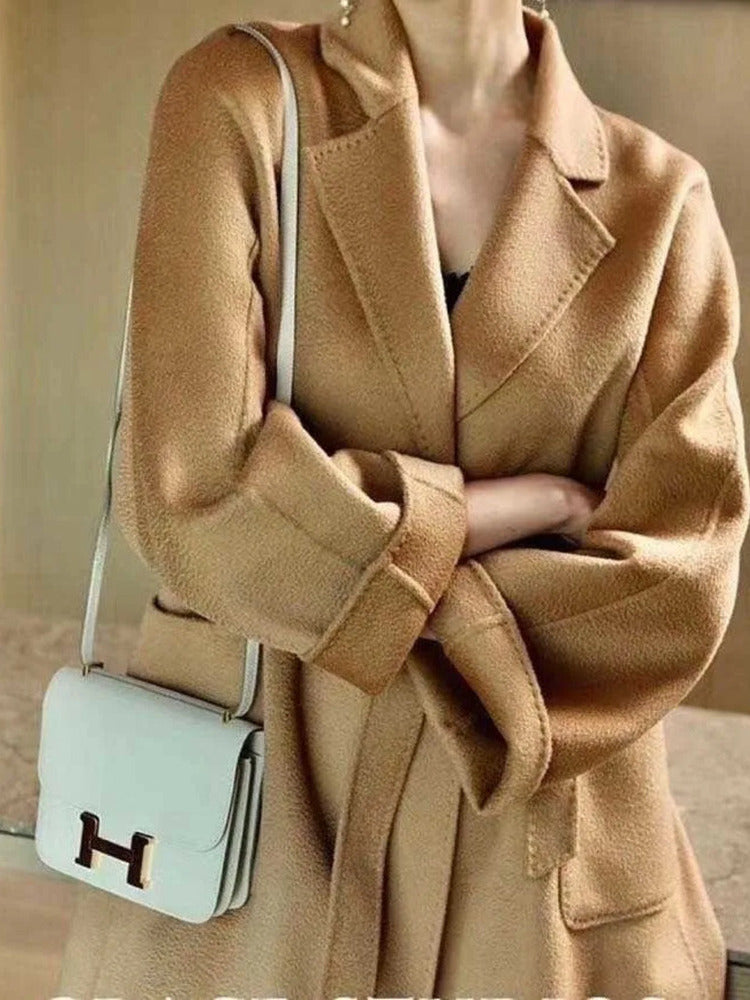 camel wool coat