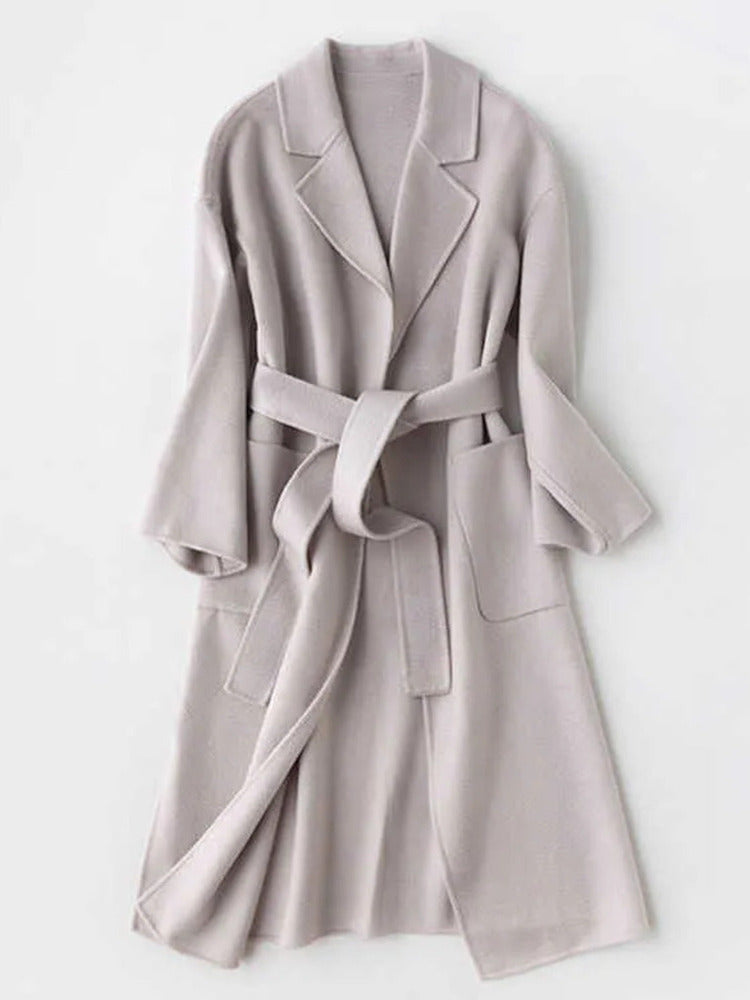 grey wool coat