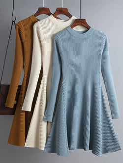 ribbed knitted dresses